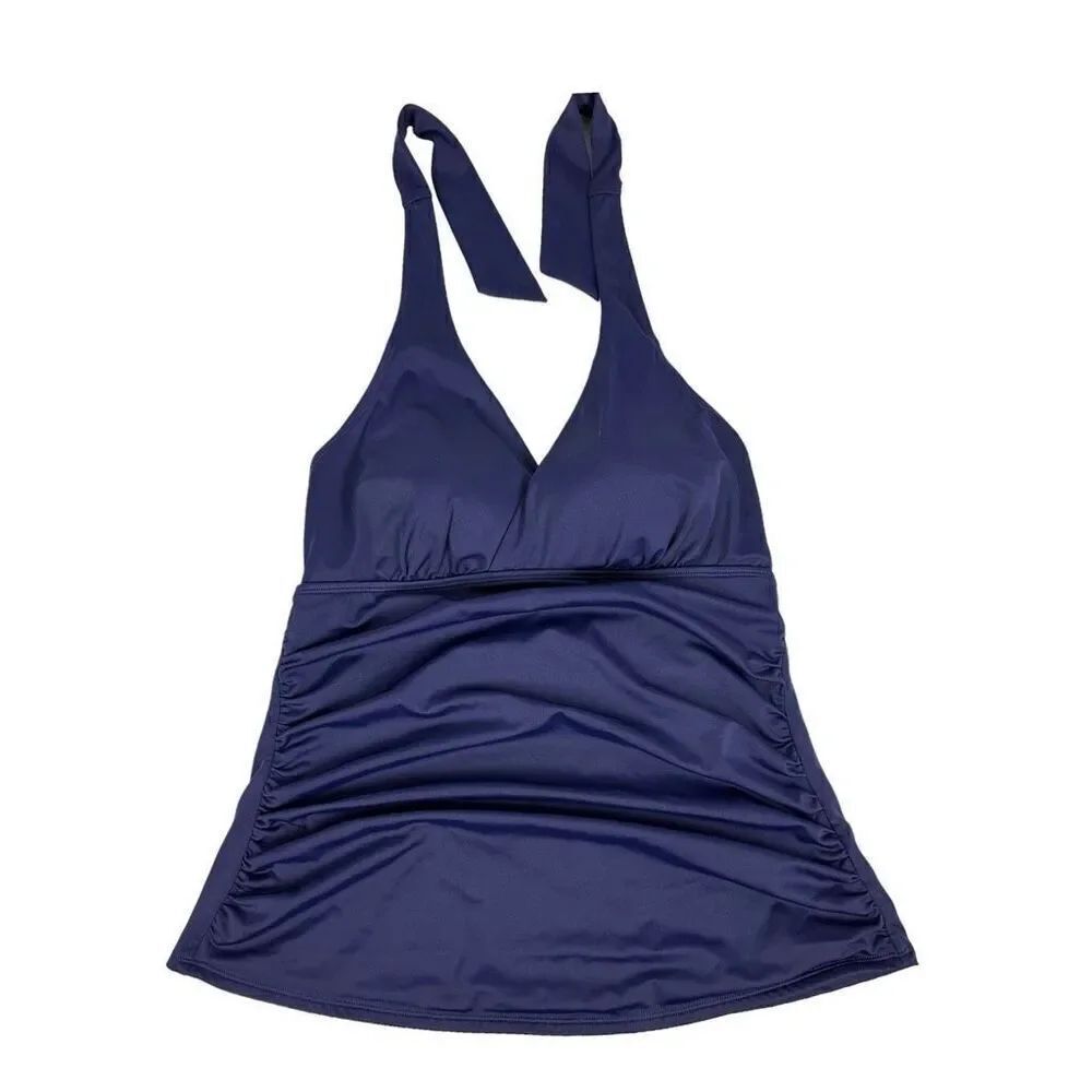 L.L. Bean Halter Tankini Top size 12R